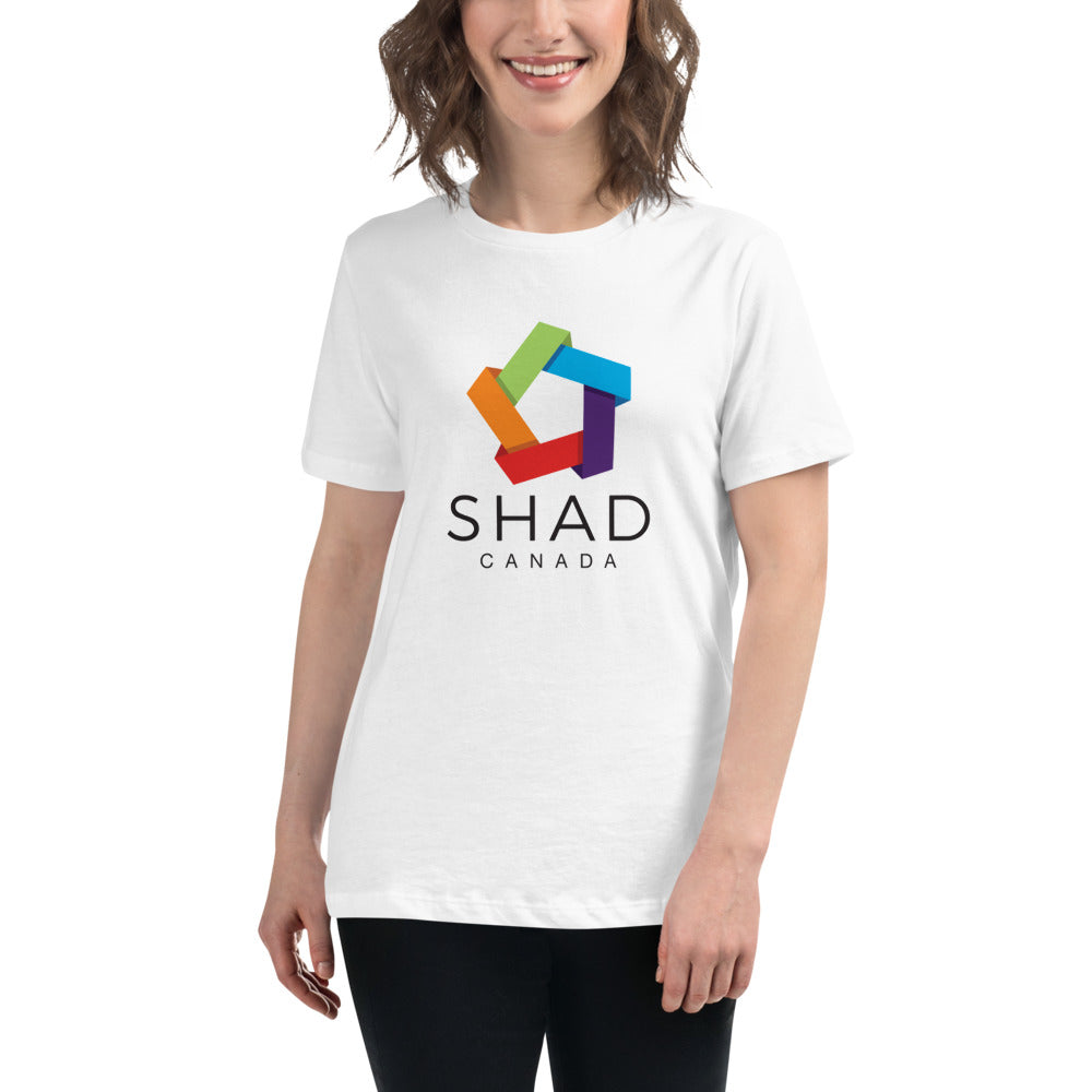 Reframe Women's Relaxed Tee (White/Grey)