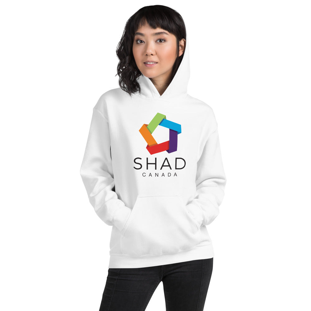 Reframe Unisex Hoodie (White/Grey)