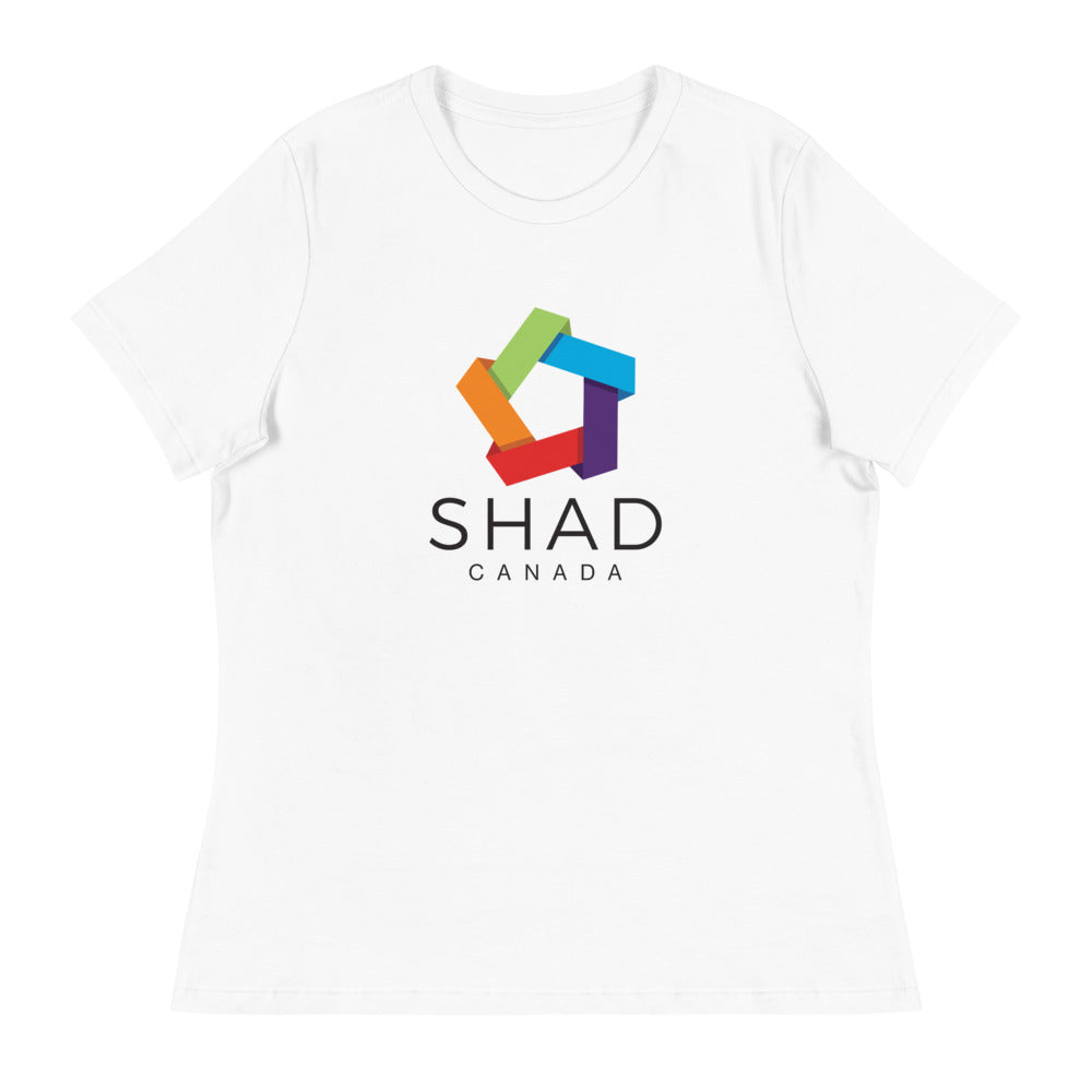 Reframe Women's Relaxed Tee (White/Grey)