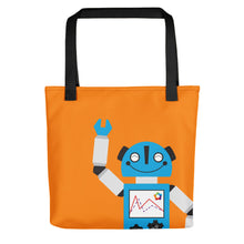 Load image into Gallery viewer, Shadbot Tote (Orange)