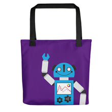 Load image into Gallery viewer, Shadbot Tote (Purple)