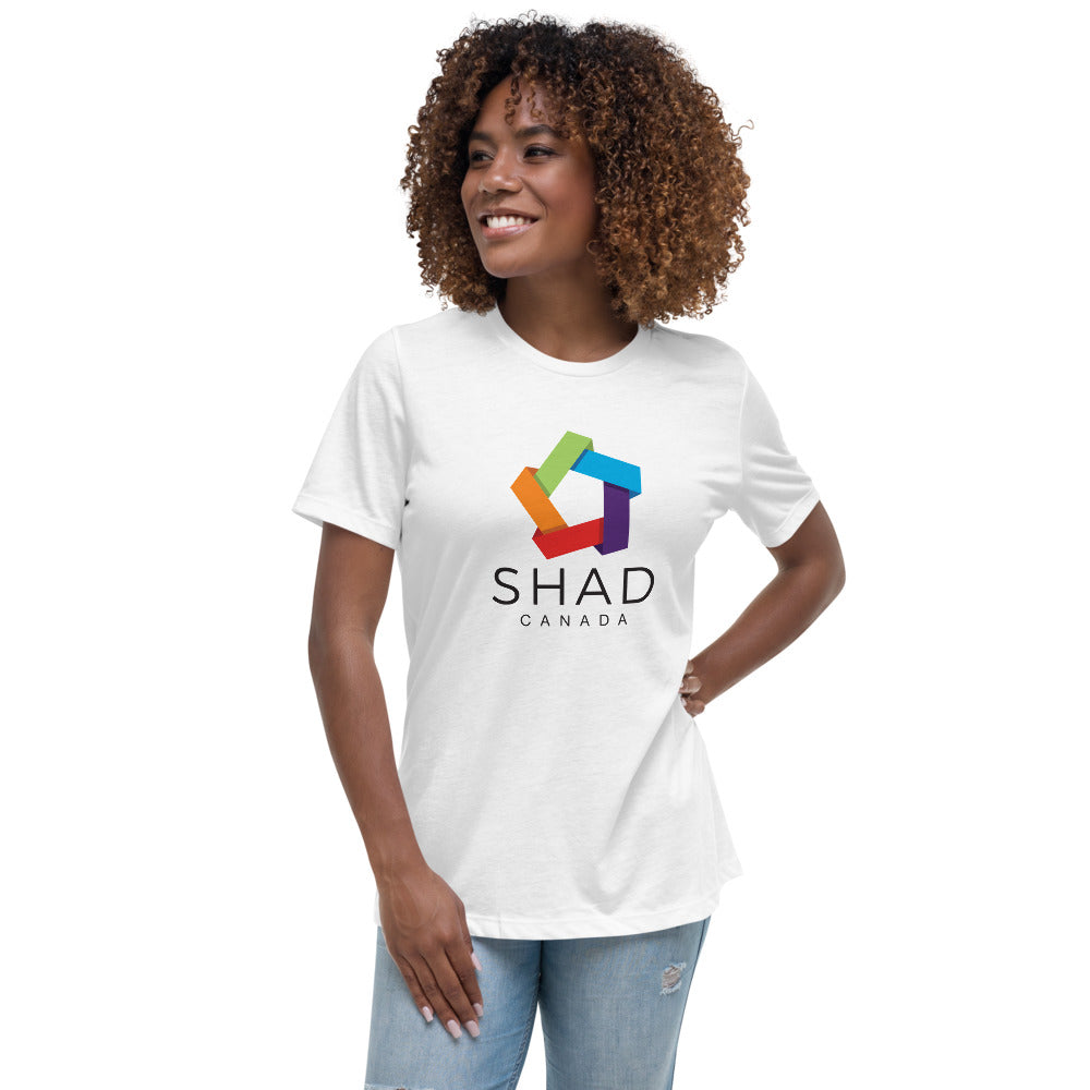 Reframe Women's Relaxed Tee (White/Grey)